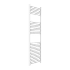 Sèche-Serviettes Eau Chaude|Kiamami Valentina Radiateur De Salle De Bain Porte-Serviettes En Acier Blanc 45X150 Avec 30 Tubes Horizontaux