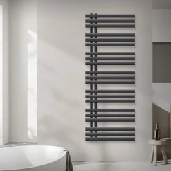 Luxebath Radiateur de Salle de Bain Design Iron EM, 600 x 1600 mm, Anthracite, en Acier Revêtu par Poudre
