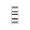 Luxebath Radiateur de Salle de Bain Design Sahara, 400 x 1200 mm, Noir Mat, Forme Droite