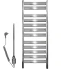 Sèche-Serviettes Mixte|ECD Germany Radiateur de Salle de Bain Tharr 500x950 mm Chromé