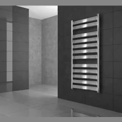 Sèche-Serviettes Mixte|ECD Germany Radiateur de Salle de Bain Tharr 500x950 mm Chromé