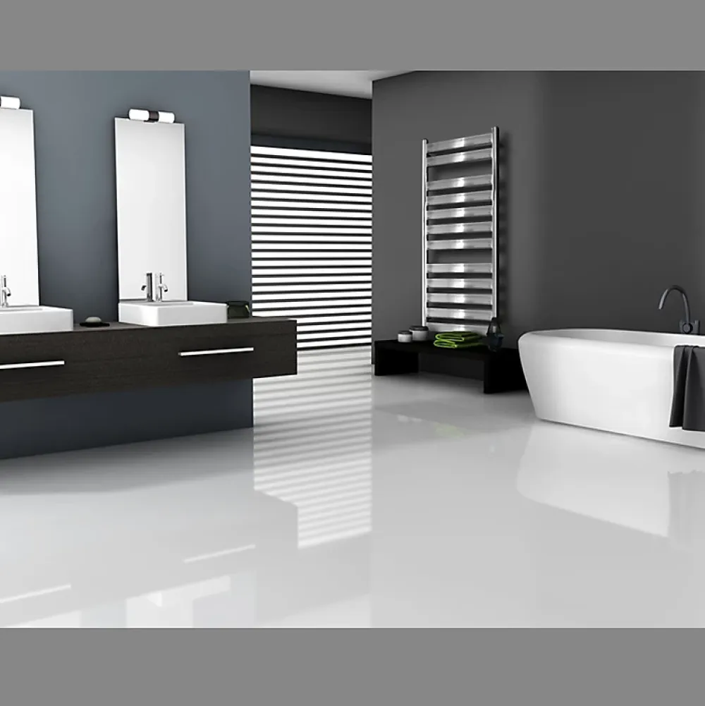 Sèche-Serviettes Mixte|ECD Germany Radiateur de Salle de Bain Tharr 500x950 mm Chromé