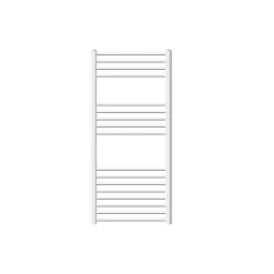 Luxebath Radiateur Design Sahara - 600 x 1200 mm - Blanc - avec Raccord Latéral 500 mm - Sèche-Serviettes Rénovation pour Salle de Bain
