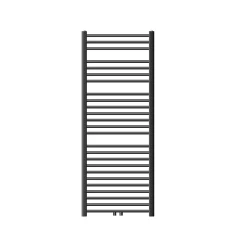 Sèche-Serviettes Eau Chaude|Luxebath Radiateur Design Sahara Non Electrique - 600 x 1500 mm - Anthracite - Connexion Central - sans Kit de Raccordement