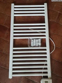 Sèche-Serviettes Électrique|Delonghi Radiateur electrique inertie fluide H. 104 cm blanc 500 W -