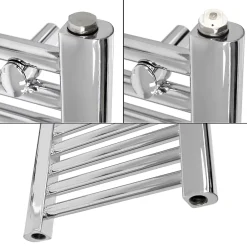 ECD Germany Radiateur Electrique Sahara 400x1200mm, Chrome