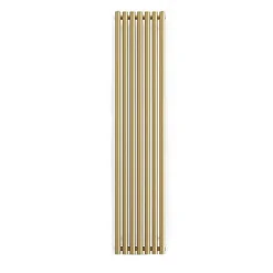 Matisere Radiateur mixte doré de 1200mm de haut et 260mm de large - 404 Watt - ROL1200/260ROV2BRA