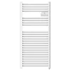 Sèche-Serviettes Électrique|Cosy up Radiateur sèche serviettes électriques à inertie sèche barres rondes 750W thermostat programmable Cosyup Olen Blanc Garantie 3 ans