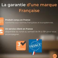 Sèche-Serviettes Électrique|Cosy up Radiateur sèche serviettes électriques à inertie sèche barres rondes 500W thermostat programmable Cosyup Olen Blanc Garantie 3 ans