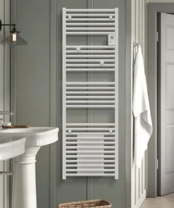 Sèche-Serviettes Mixte|Thermor Radiateur sèche-serviette RIVA 4 sans soufflerie - RIVA 4 - Version standard- Puissance : 750 W - Dimensions : 500 x 1582x 105 m