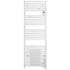Sèche-Serviettes Électrique|Atlantic Radiateur sèche-serviettes - Doris digital ventilo - 1500 W - Programmable - Blanc brillant