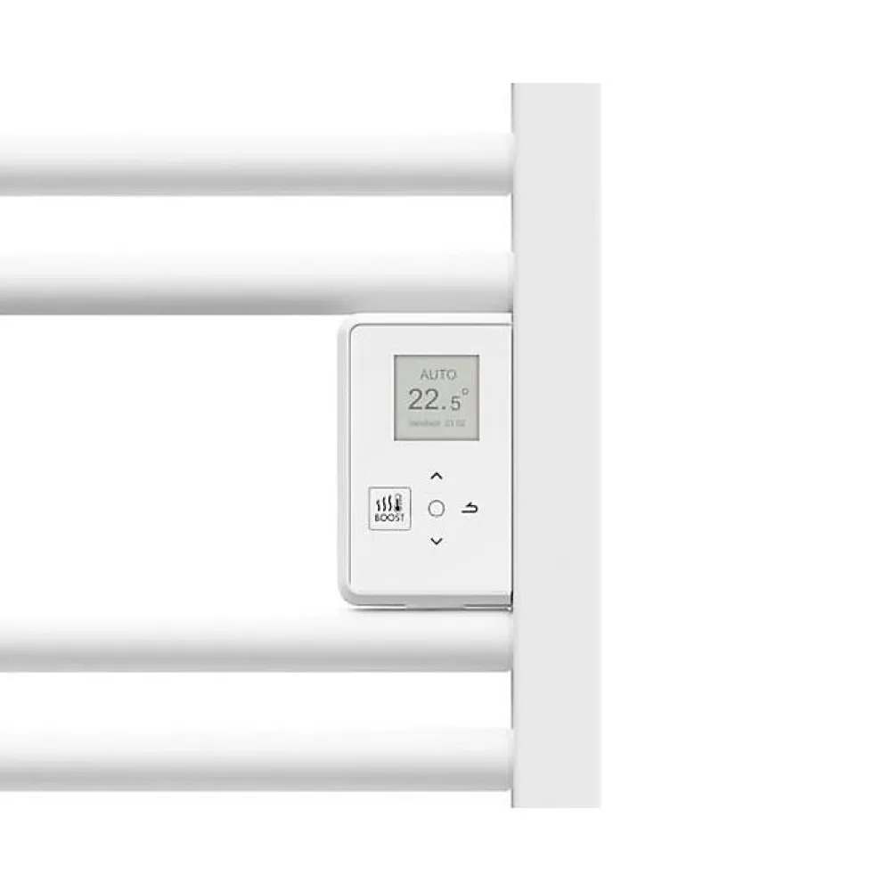 Sèche-Serviettes Électrique|Atlantic Radiateur sèche-serviettes - Doris digital ventilo - 1500 W - Programmable - Blanc brillant