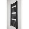 Stano Radiateur sèche-serviettes eau chaude design BERYL 115 x 44 cm noir mat