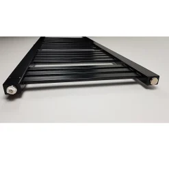Stano Radiateur sèche-serviettes eau chaude design BERYL 115 x 44 cm noir mat