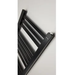 Stano Radiateur sèche-serviettes eau chaude design BERYL 115 x 44 cm noir mat