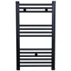 Sèche-Serviettes Eau Chaude|Stano Radiateur sèche-serviettes eau chaude CODA 80 x 50 cm noir mat