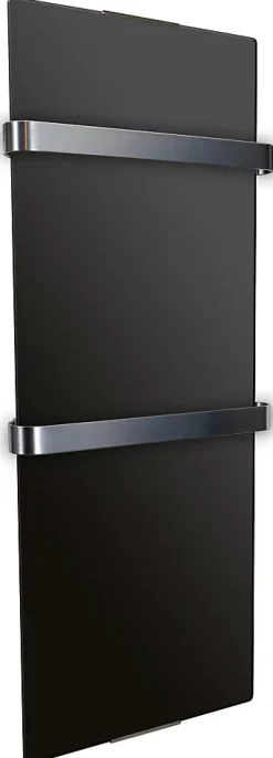 Sèche-Serviettes Électrique|Chemin'Arte Radiateur Sèche-serviettes électrique design Noir 1200W Chemin Arte