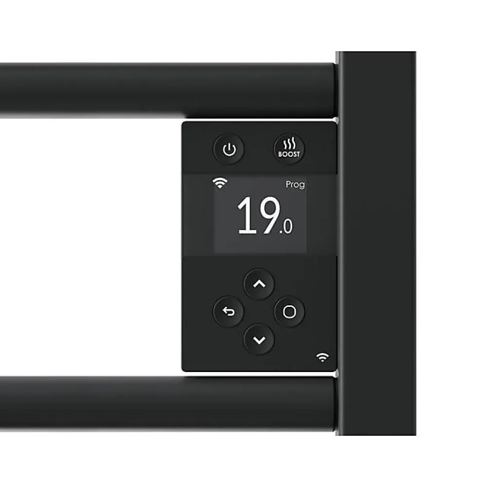 Thermor Radiateur sèche-serviettes électrique Riva 5 - Avec soufflerie - 750W+1000W - Dimensions: 1631 x 500 x 134 mm