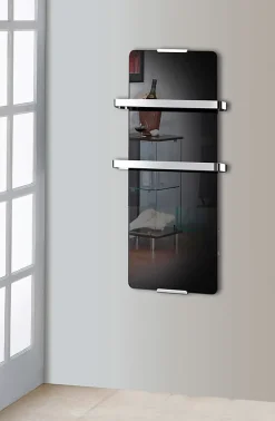 Chemin'Arte Radiateur Sèche-serviettes électrique Noir 600W Chemin Arte