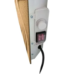 Chemin'Arte Radiateur Sèche-serviettes électrique Noir 600W Chemin Arte