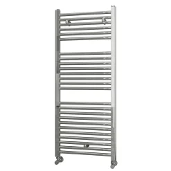 Kibath Radiateur sèche-serviettes circuit de chauffage 120 cm x 50 cm finition chrome poli en acier