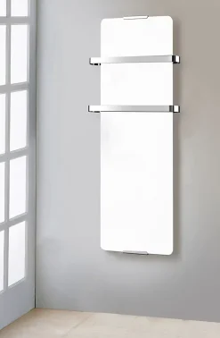 Sèche-Serviettes Électrique|Chemin'Arte Radiateur Sèche-serviettes électrique design Blanc 1200W Chemin Arte