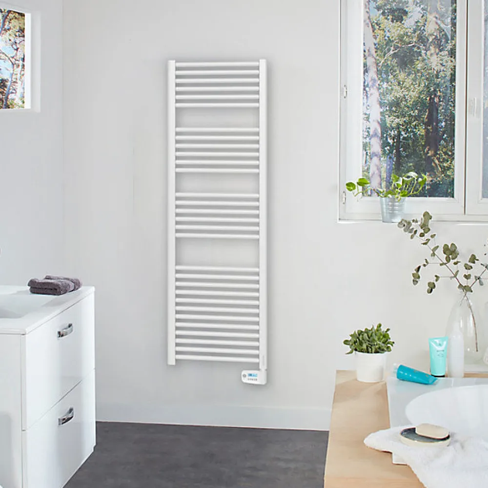 Atlantic Radiateur sèche-serviettes digital détection Lunis 500W blanc - - 850576