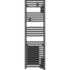 Atlantic Radiateur sèche-serviettes connecté Doris avec soufflerie étroit 1500W Anthracite - - 851288
