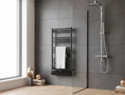 Sèche-Serviettes Soufflant|Purline Radiateur sèche-serviettes avec chauffage intégré et contrôle WiFi