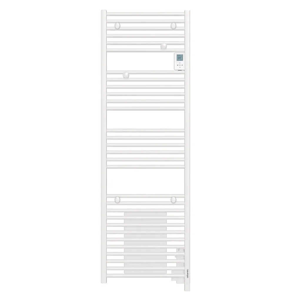 Atlantic Radiateur sèche-serviettes électrique DORIS Digital sans soufflerie 500W Blanc - - 850257
