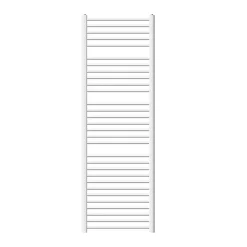 Sèche-Serviettes Mixte|Luxebath Radiateur Sèche-Serviettes Sahara - 600 x 1800 mm - Blanc - Connexion Latéral - sans Kit de Raccordement - Forme Courbé