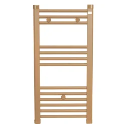 Stano Radiateur sèche-serviettes eau chaude CODA 80 x 50 cm beige mat