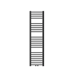 Sèche-Serviettes Mixte|Luxebath Radiateur Sèche-Serviettes Sahara - 300 x 1400 mm - Anthracite - Droit avec Raccordement Central