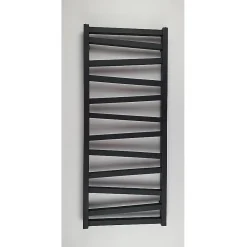 Sèche-Serviettes Eau Chaude|Stano Radiateur sèche-serviettes eau chaude design CYRKA 119 x 50 cm noir mat