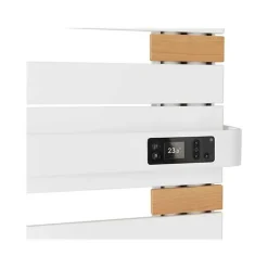 Thermor Radiateur sèche-serviettes ALLURE 3 Classique - Sèche-serviettes Allure 3 mat à droite avec soufflerie 1750W blanc satin