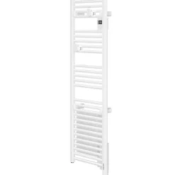 Atlantic Radiateur sèche-serviettes connecté Doris avec soufflerie étroit 1500W Blanc carat - - 851292