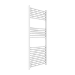 Sèche-Serviettes Eau Chaude|Kiamami Valentina Radiateur Vertical De Salle De Bains 55X120 Acier Blanc