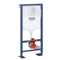 Wc Suspendu|Grohe Rapid SL Pack Bâti-support + WC suspendu + Plaque chrome + Set de montage (RAPIDSL-FUSIONTQ-1-SABO)
