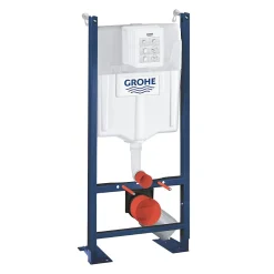 Wc Suspendu|Grohe RAPID SL Pack Bâti-support + WC suspendu + Plaque chrome + Set de montage (PROJECTFUSIONTQ-1-SABO)