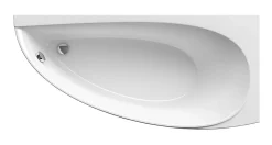 Ravak Avocado 160 x 75 cm Baignoire d'angle gain de place, orientation droite en acrylique, sans pieds, blanc (CH01000000)
