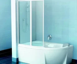 Baignoire D'Angle|Ravak Rosa II 170 x 105 cm Baignoire d'angle orientation gauche en acrylique, sans pieds, blanc (C221000000)