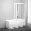 Pare-Baignoire| Ravak Supernova Pare-baignoire pliable, 5 parties, 133x100cm, Blanc (VS5R0)