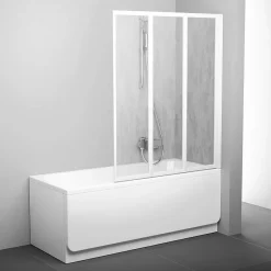 Ravak Supernova Pare-baignoire pliable, 3 parties, 140x115cm, Blanc (795S010041)