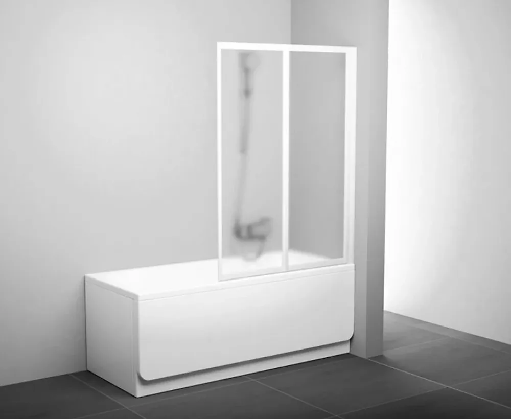 Ravak Supernova Pare-baignoire pliable, 2 parties, 140x105, Blanc (VS2105R0)