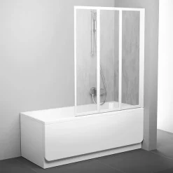 Pare-Baignoire| Ravak Supernova Pare-baignoire pliable, 3 parties, 140x130cm, Blanc (795V010041)