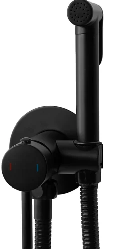 Robinet De Bidet|Rea Robinet Bidet Douchette Noir Mural Monocommande