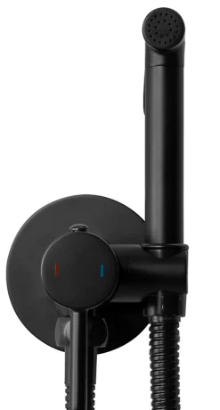 Robinet De Bidet|Rea Robinet Bidet Douchette Noir Mural Monocommande