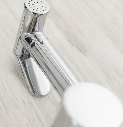 Rea Robinet Bidet Douchette Chrome Mural Monocommande