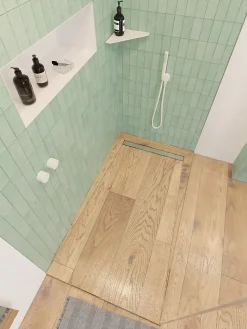 U-tile Receveur de douche à carreler caniveau 120 x 80 cm