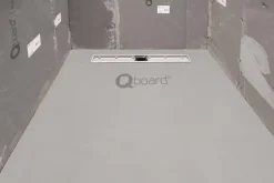 Receveur De Douche|Qboard Receveur de douche à carreler 90 x 180 cm, caniveau extra-plat, Liquid